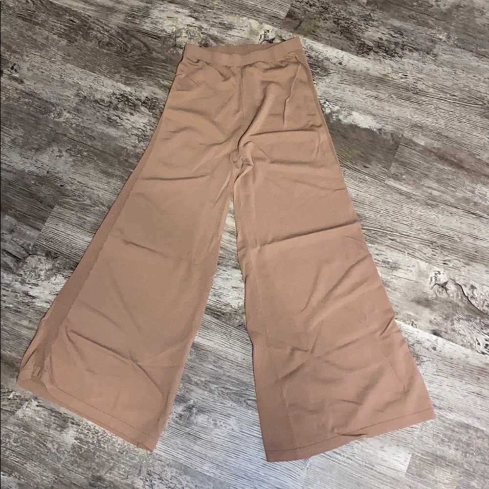 High waist stretch flare pant